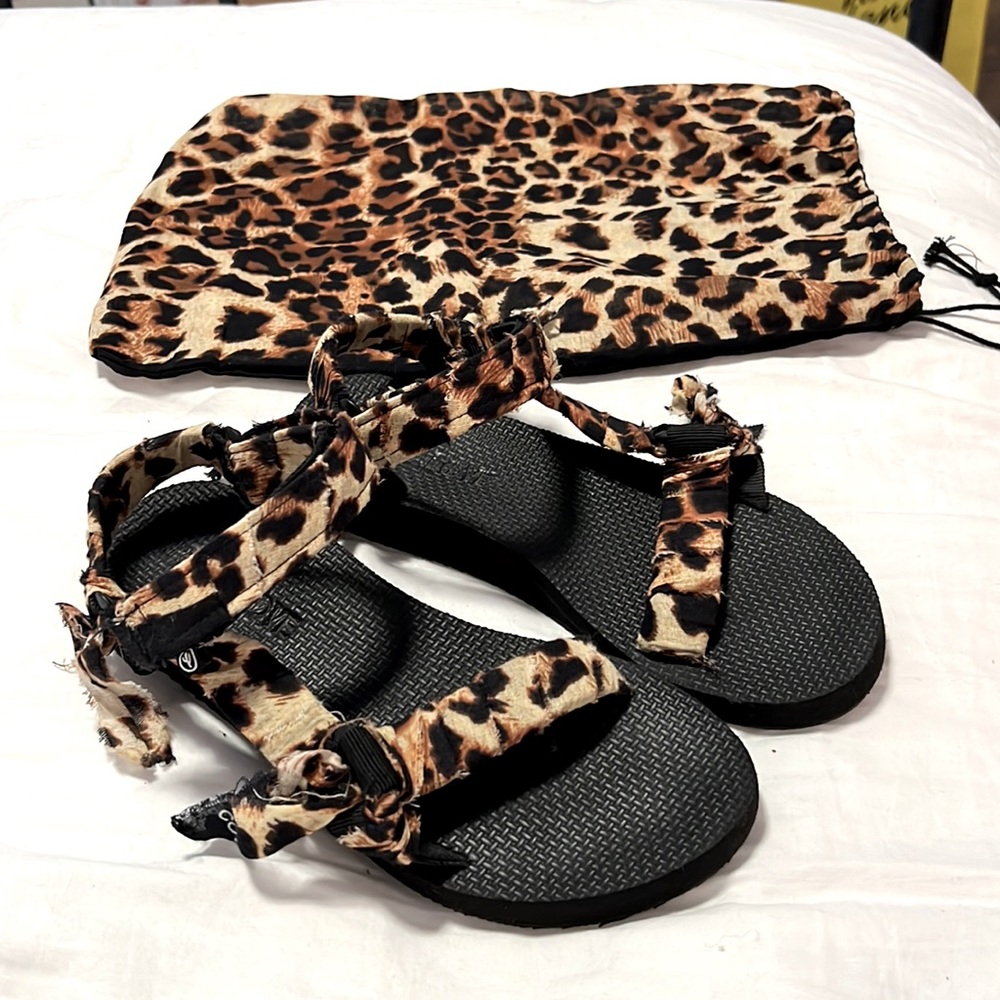 Arizona Love Leopard Print Trekky Sandals EU Size 39